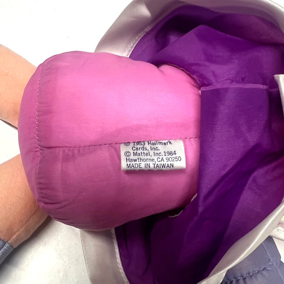 Vintage Rainbow Brite Shy Violet 11" Doll 1984 Plush Purple Hallmark No Sprite - Picture 8 of 8